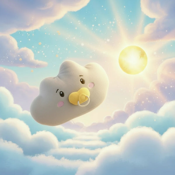 Lenabo Gute-Nacht-Geschichte „Lina und das Licht des Tages – Lina (Wolke)“ – liebevolle Einschlafgeschichte für Kinder ab 2 Jahren, Lina schwebt durch den sanften Himmel und entdeckt, wie das warme Licht des Tages Geborgenheit und Hoffnung schenkt, ruhige Abendgeschichte über Vertrauen, Leichtigkeit und den natürlichen Rhythmus von Tag und Nacht, ideal als harmonisches Gute-Nacht-Ritual in der Lenabo App